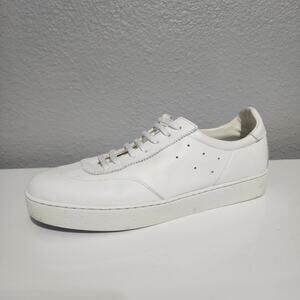Zara Men's White Leather Sneakers
